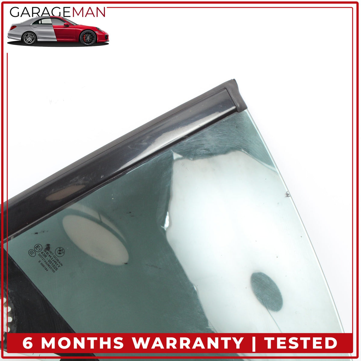 2012-2018 BMW 650i F06 Rear Left Quarter Door Window Glass 7275379 OEM