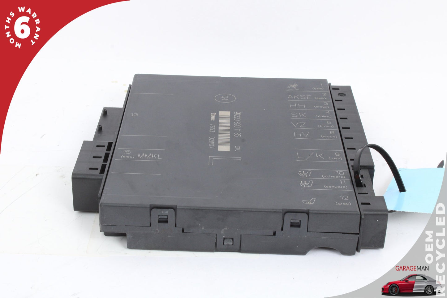 02-06 Mercedes-Benz S500 W220 Left Seat Control Module 2208201185 OEM