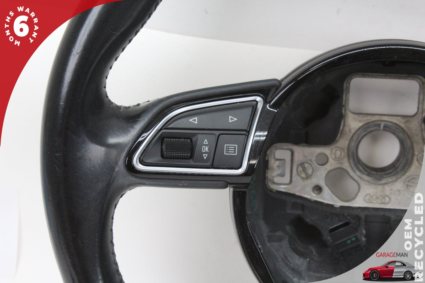 2015-2020 Audi A3 Front Left Driver Side Steering Wheel Black 8V0419091A OEM