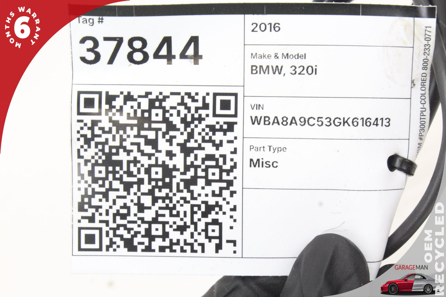 2012-2018 BMW 320i F30 Front Left Driver Side Seat Airbag 7239615