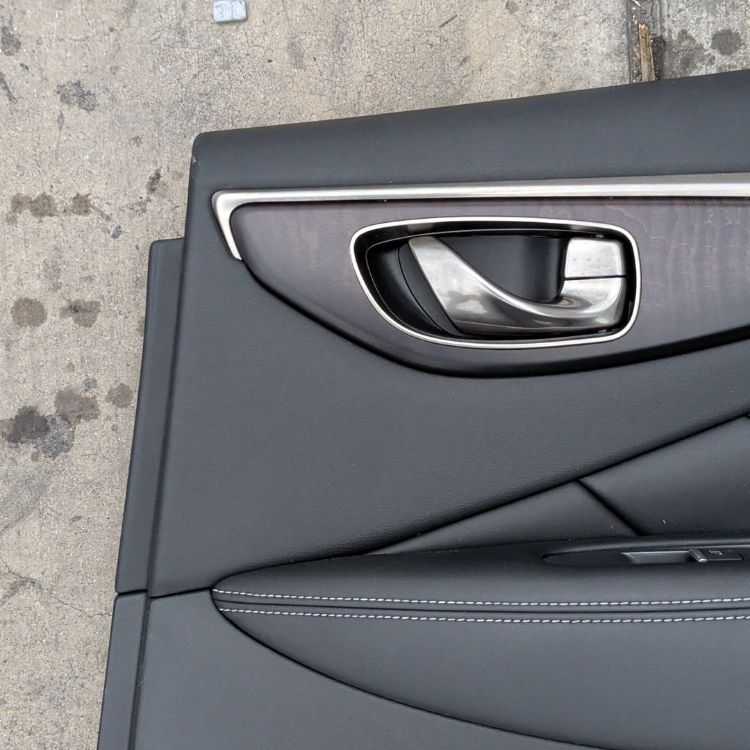 2016-2018 Infiniti Q50 V37 Front and Rear Left and Right Door Trim Panel Set OEM