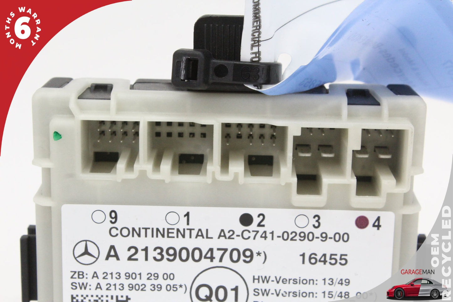 17-19 Mercedes-Benz E400 W213 Wagon Left Rear Door Control Module 2139004709 OEM