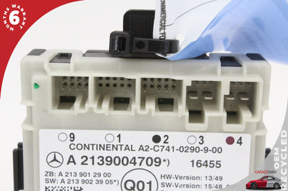 17-19 Mercedes-Benz E400 W213 Wagon Left Rear Door Control Module 2139004709 OEM