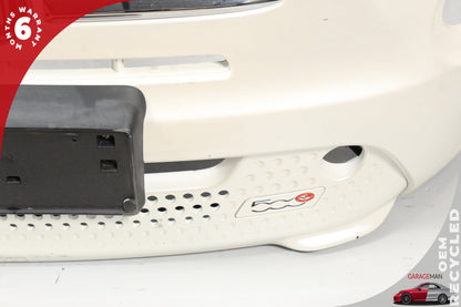 2012-2017 Fiat 500e Front Bumper Cover Assembly 68148768AB White OEM