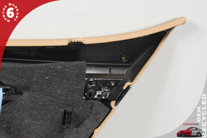 2010-2016 Porsche Panamera 970 Rear Left Driver Side Door Trim Panel Beige OEM