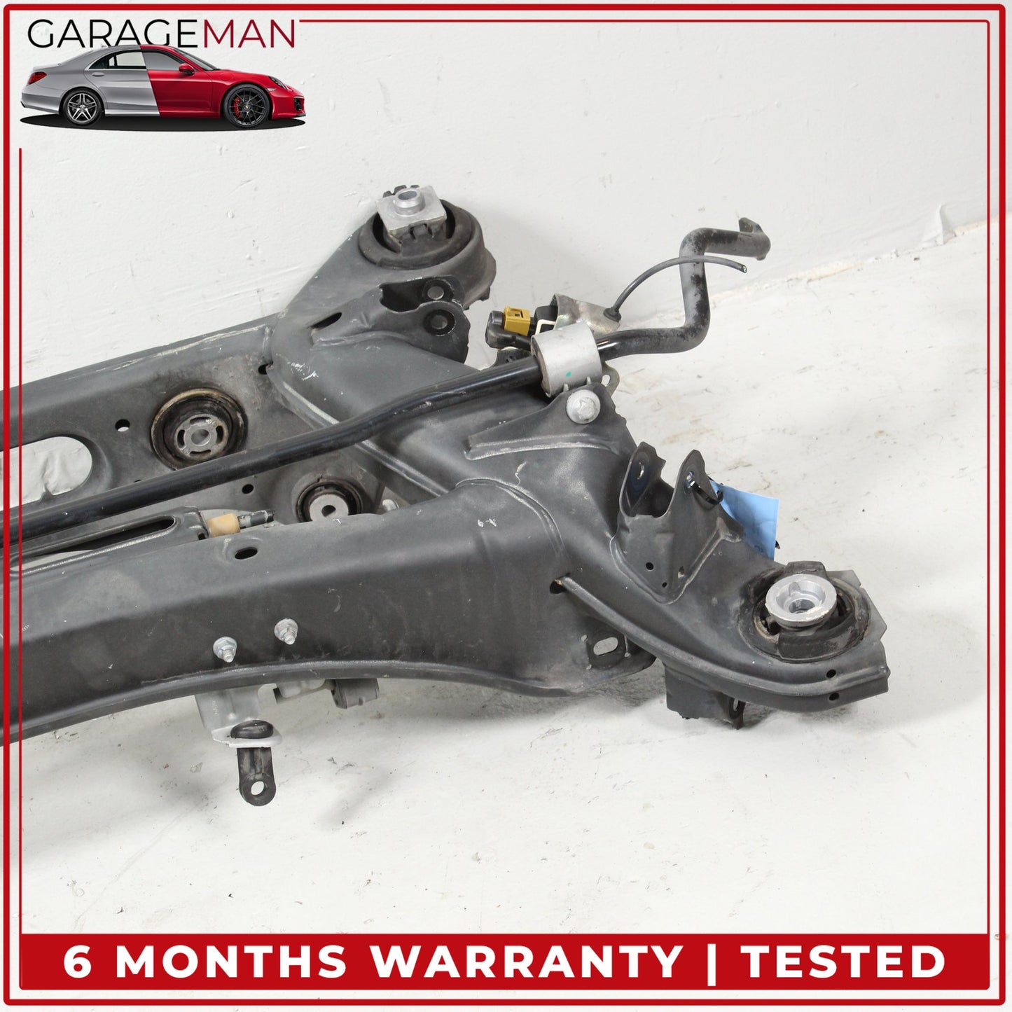 2008-2015 Mercedes W204 C250 Rear Subframe Crossmember w/ Anti Roll Sway Bar OEM
