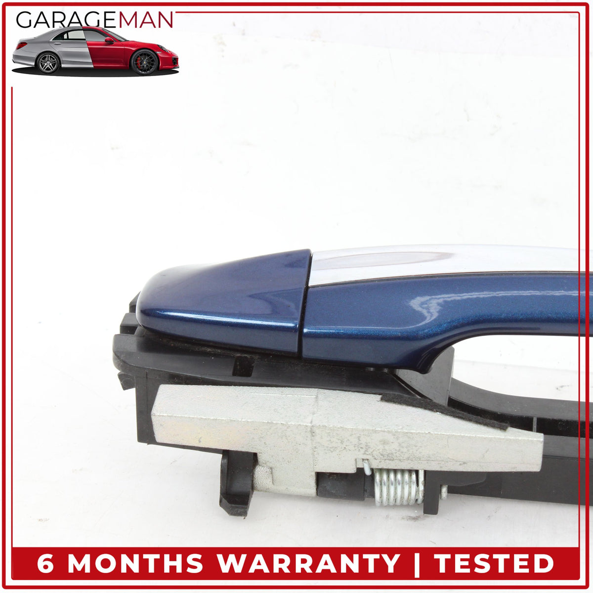 2014-2024 Infiniti Q50 V37 Rear Left Driver Side Exterior Door Handle Blue OEM