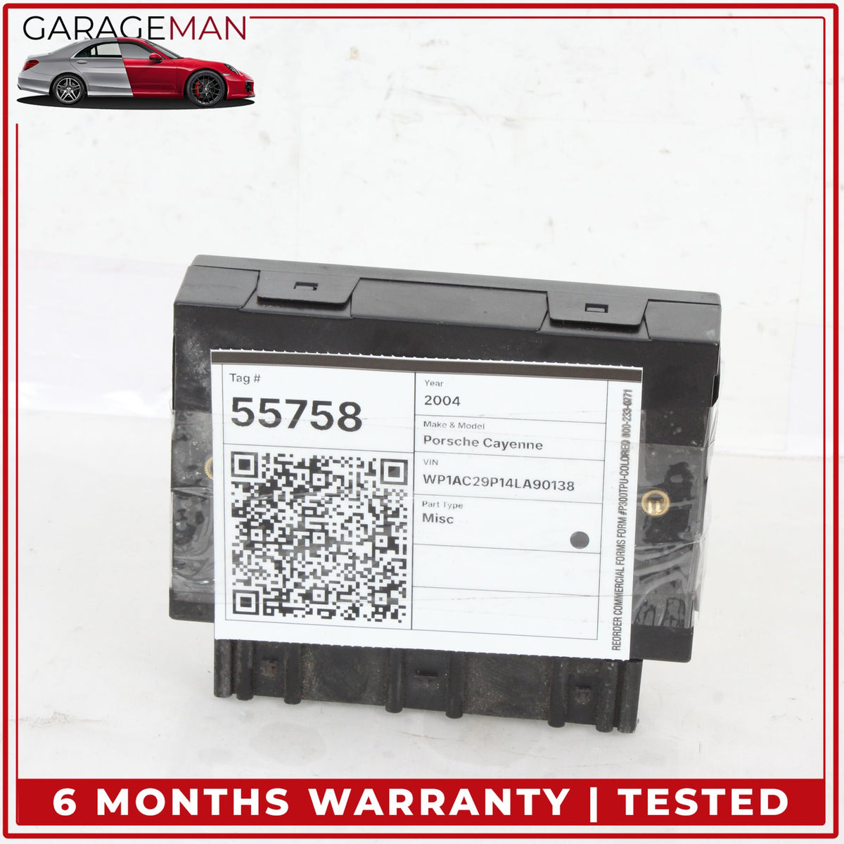 2003-2010 Porsche Cayenne 955 957 Comfort Control Module Unit 7L0959933C OEM