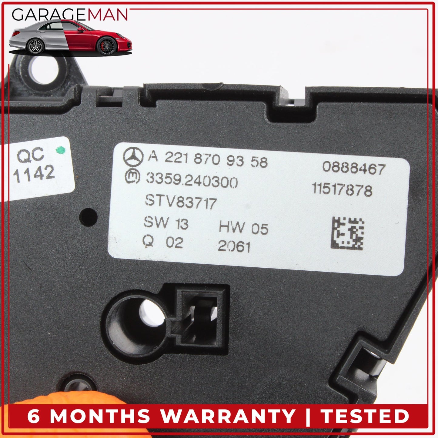 2007-2014 Mercedes-Benz CL550 W216 Coupe Front Right Seat Control Memory Switch 2218709358 OEM