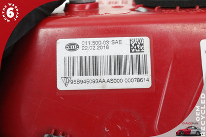 2015-2018 Porsche Macan 95B Left Side Inner Taillight Tail Light Lamp OEM