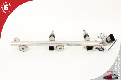 2008-2018 Porsche Cayenne 957 958 Lower Fuel Injector Rail w/ Injectors OEM