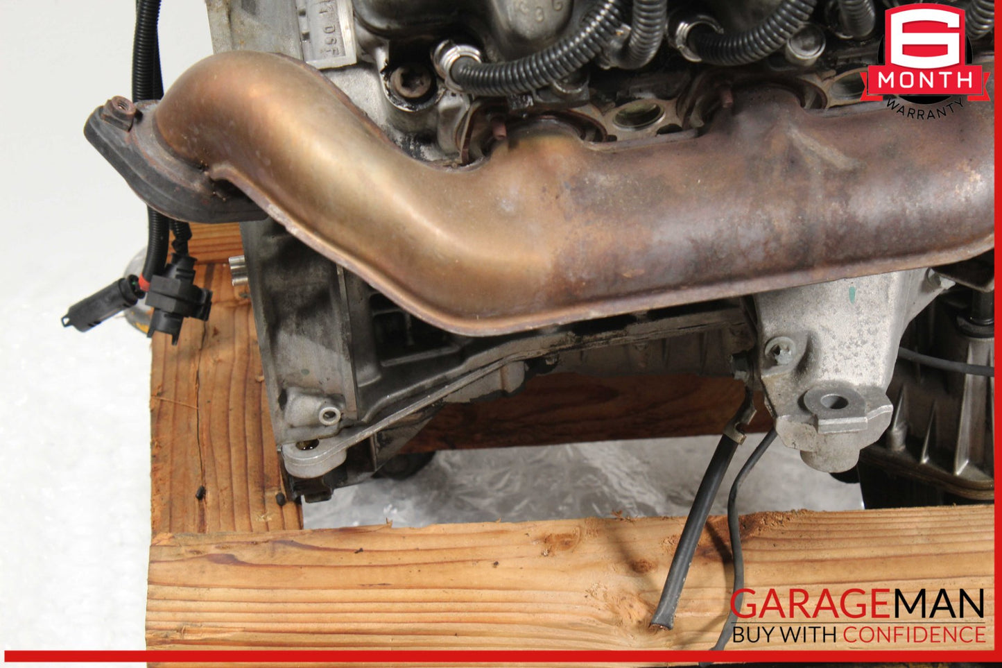 03-05 Mercedes W163 ML350 Engine Motor Block Assembly 3.7L V6 M112