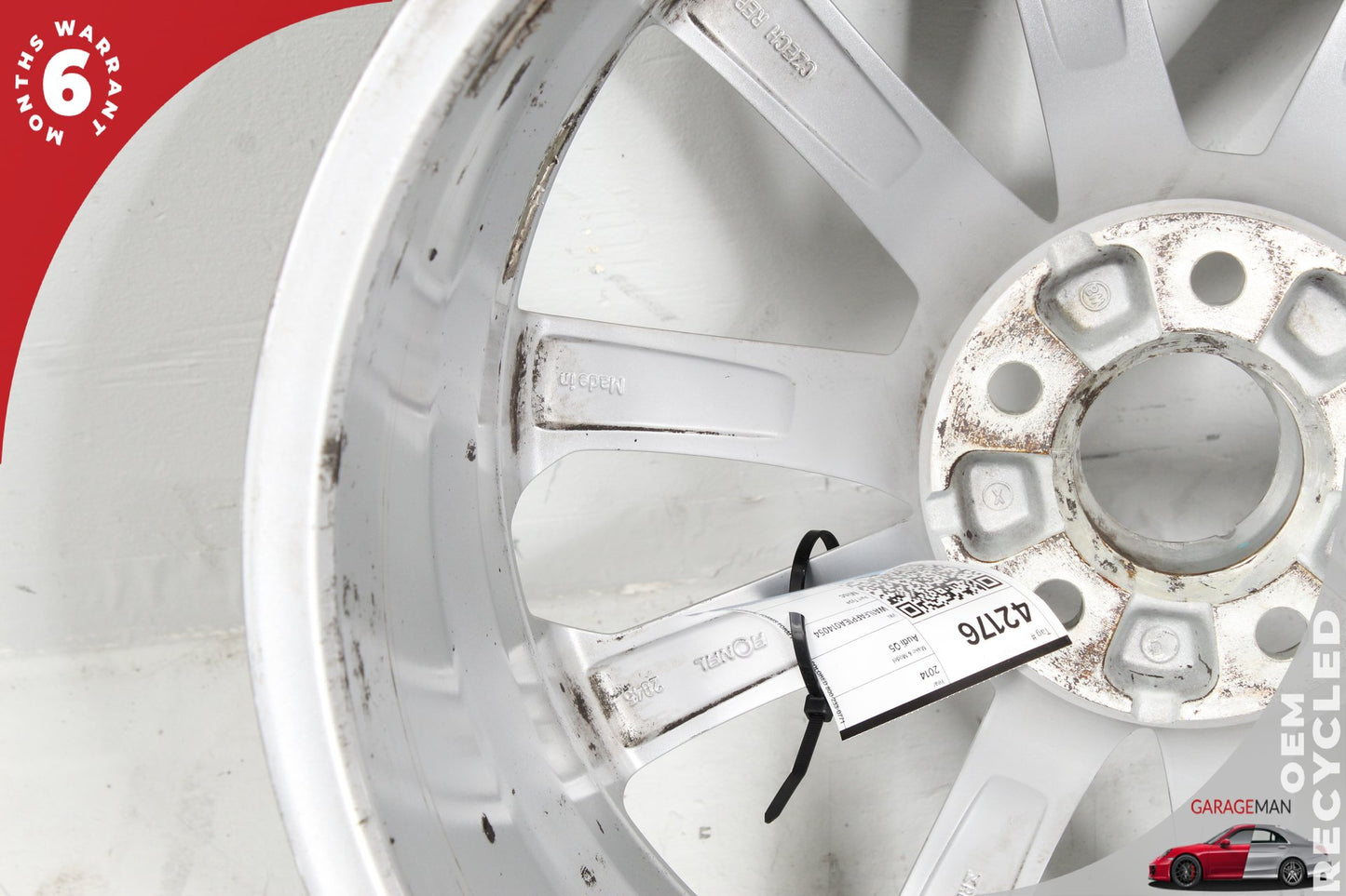 2013-2017 Audi Q5 SQ5 Twin 5 Spoke Wheel Rim 8.0JX18H2 ET39 8R0601025BM OEM