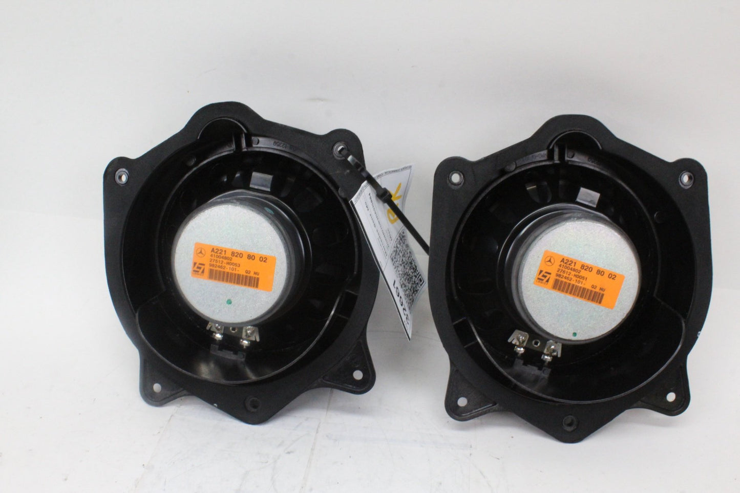 2010-2013 Mercedes-Benz S550 W221 Rear Left and Right Side Door Speaker Set OEM