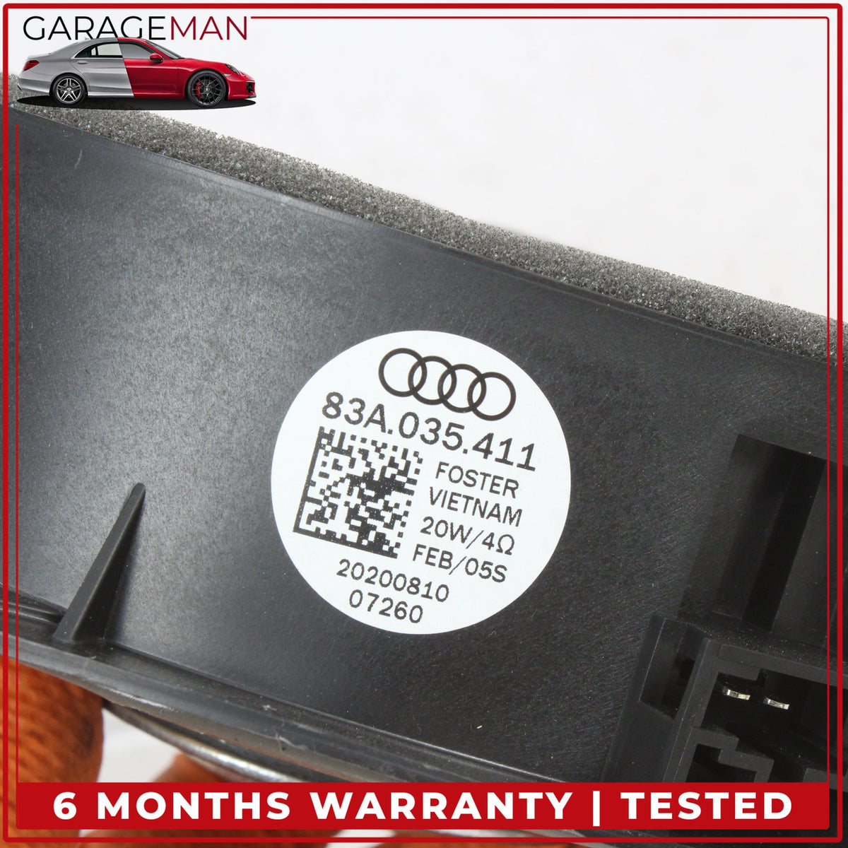2019-2025 Audi Q3 Rear Left and Right Side Door Audio Soound Speaker Set OEM
