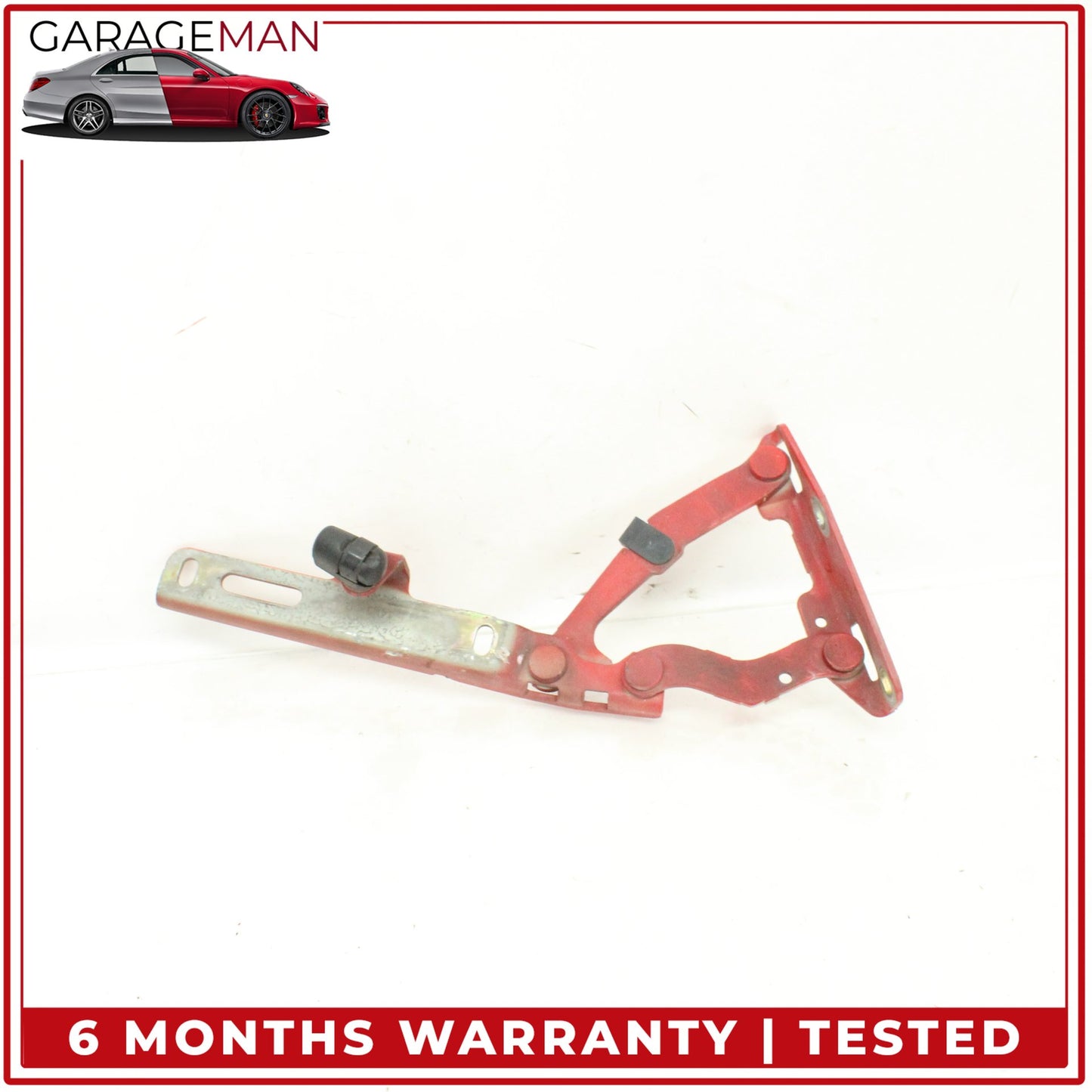 1999-2005 Porsche 911 996 Rear Left and Right Side Trunk Lid Hinge Set Red OEM