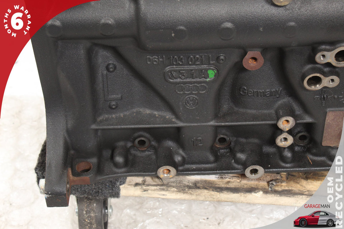 2009-2014 Audi A5 8T CAEB AWD Engine Cylinder Block 06H103021L OEM