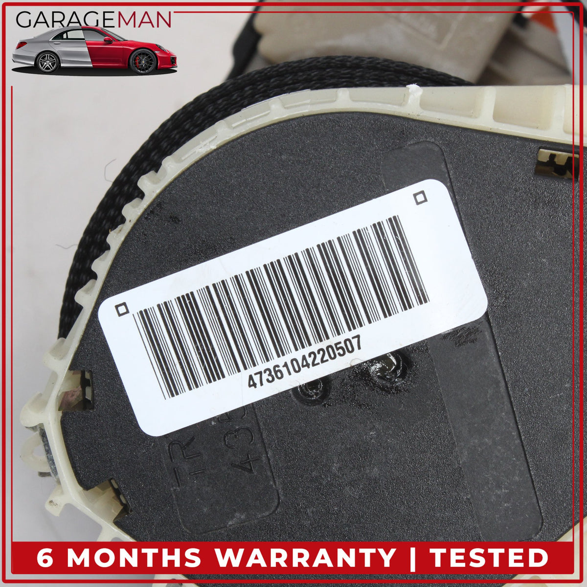 2010-2012 Land Rover Range Rover L322 Rear Left Side Seat Belt AH42F611B69BB OEM