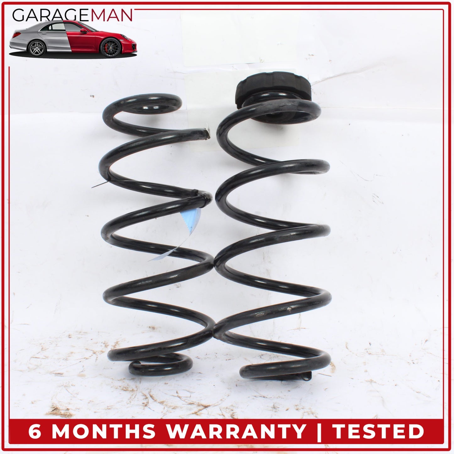 2015-2018 Porsche Macan 95B SUV Rear Left and Right Side Coil Spring Set OEM