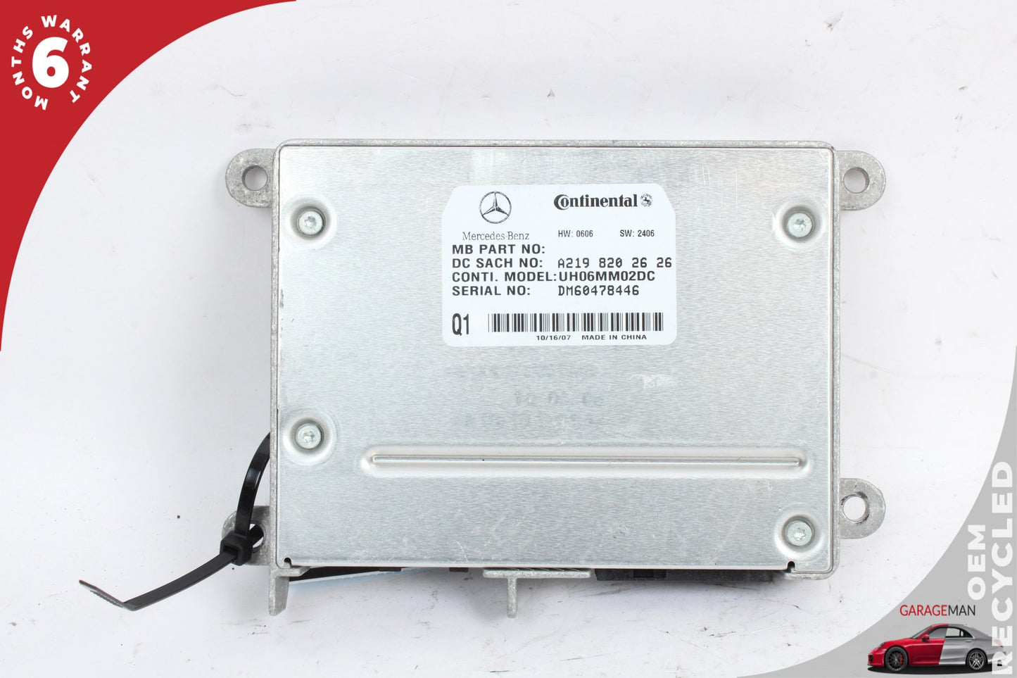2006-2012 Mercedes W164 ML320 E350 SL600 Comm Control Module 2198202626 OEM