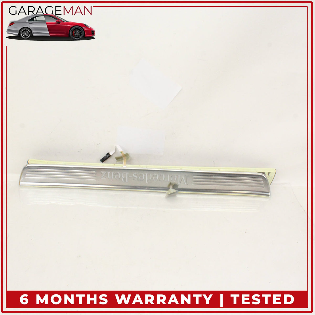 2014-2020 Mercedes W222 S550e Front and Rear Illuminated Door Step Sill Set OEM