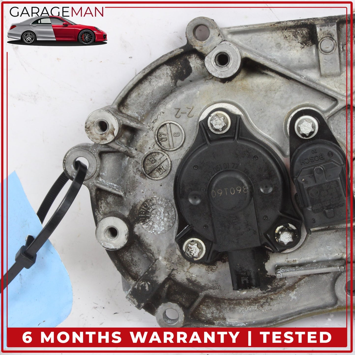 2005-2013 Mercedes W211 E350 Left Engine Timing Chain Cover Plate 2720150201 OEM
