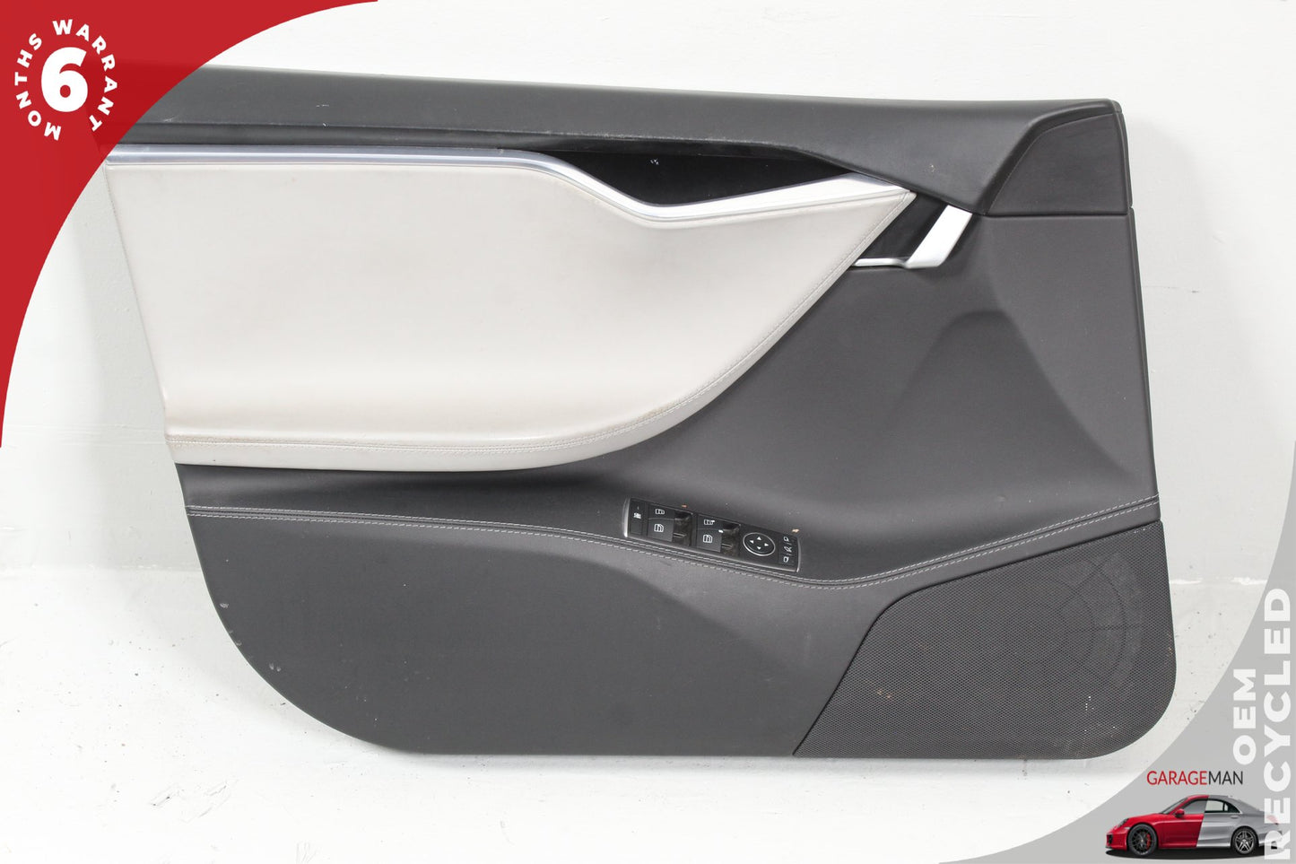 2012-2020 Tesla Model S Front Left Side Door Interior Trim Panel 600607126M OEM