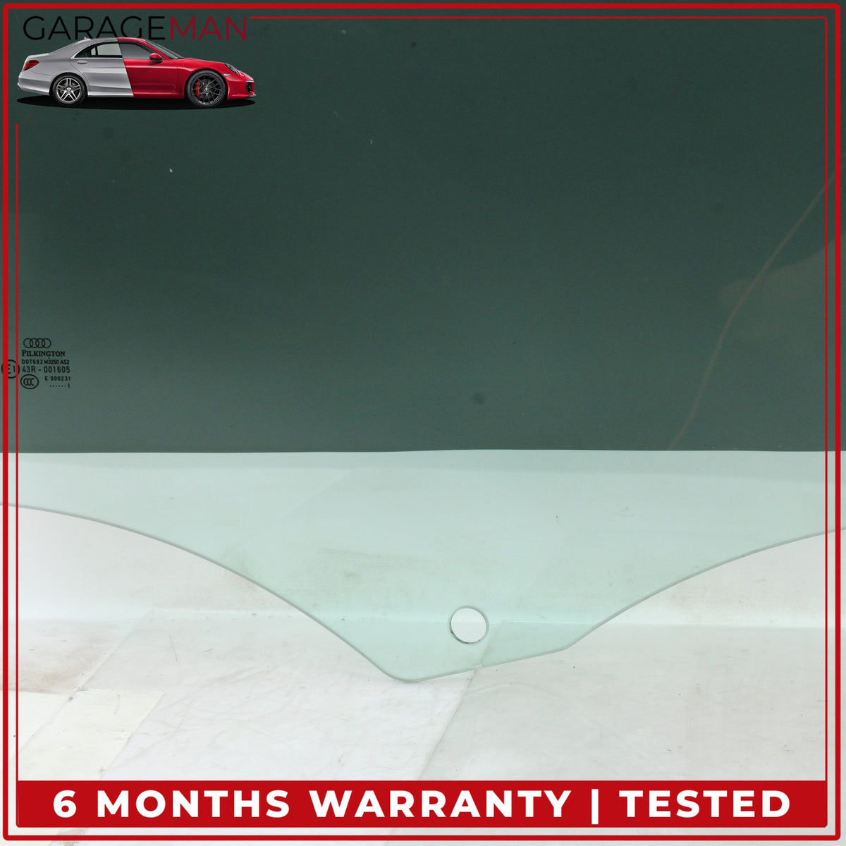 2007-2015 Audi Q7 Front Right Passenger Side Door Window Glass OEM