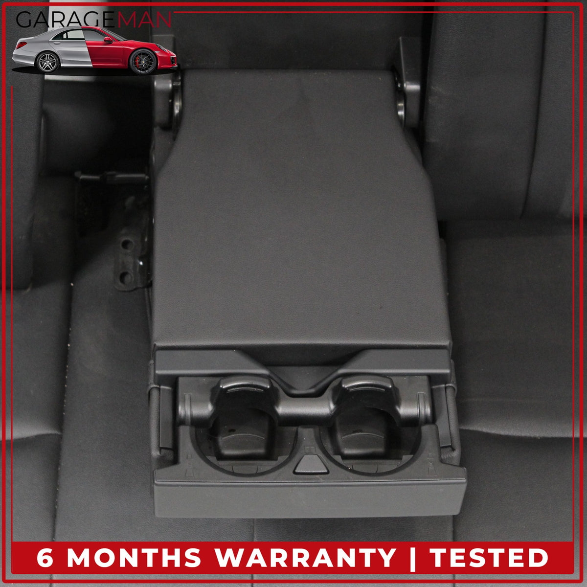 2017-2023 BMW 530e G30 Rear Upper and Lower Seat Cushion Armrest Cupholder OEM