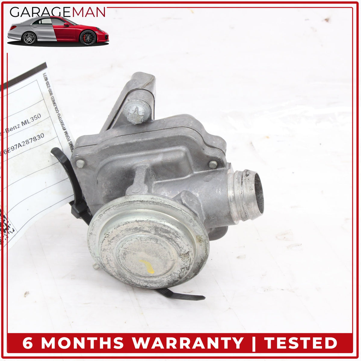 2005-2015 Mercedes W164 ML350 Left Side Air Pump Check Valve EGR Emission OEM