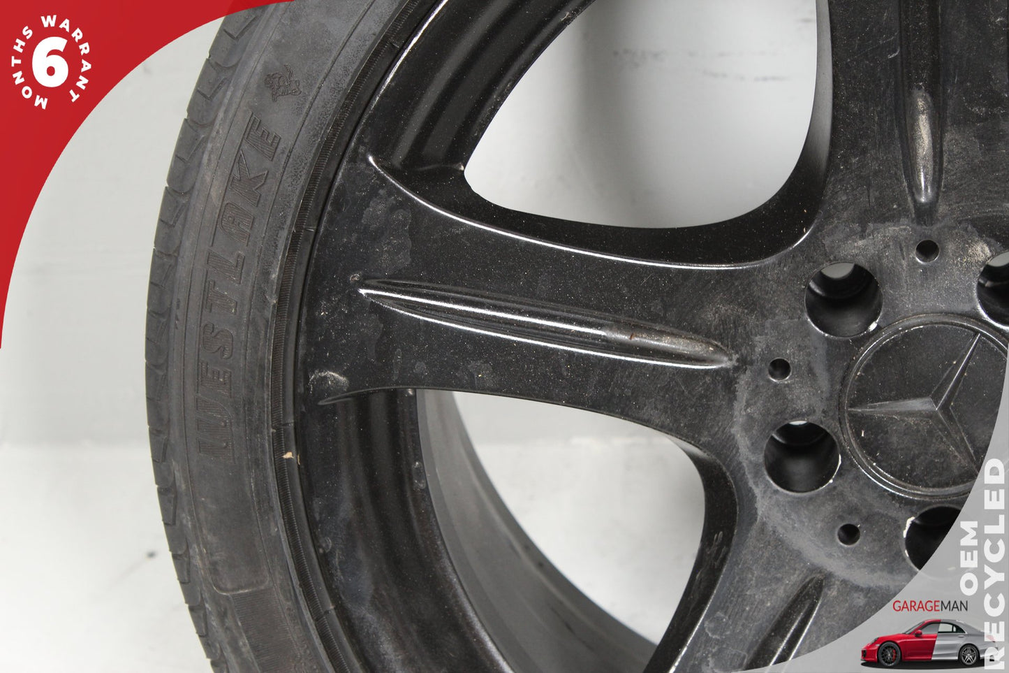 2006-2007 Mercedes W219 CLS500 Rear Wheel Rim w/ Tire 9.5JX18H2 ET33 2194010302