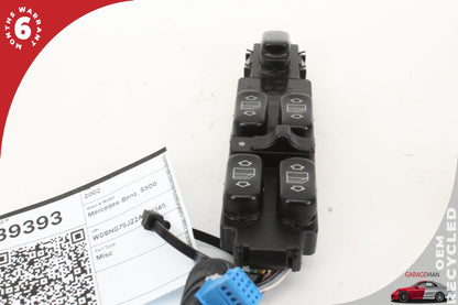 2000-2002 Mercedes W220 S500 Front Left Master Window Control Switch 2208201010
