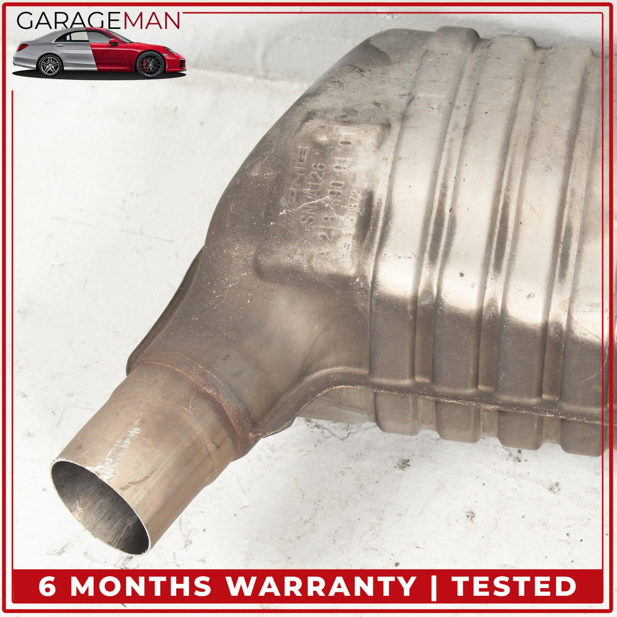 2012-2018 Mercedes W218 CLS63 E63 AMG Rear Left Side Exhaust Muffler OEM