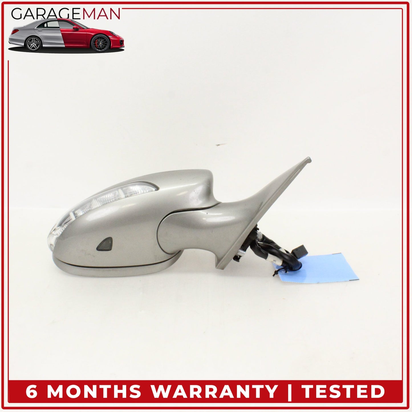 2006-2008 Mercedes W219 CLS500 Front Right Side Door Rear View Mirror Silver OEM