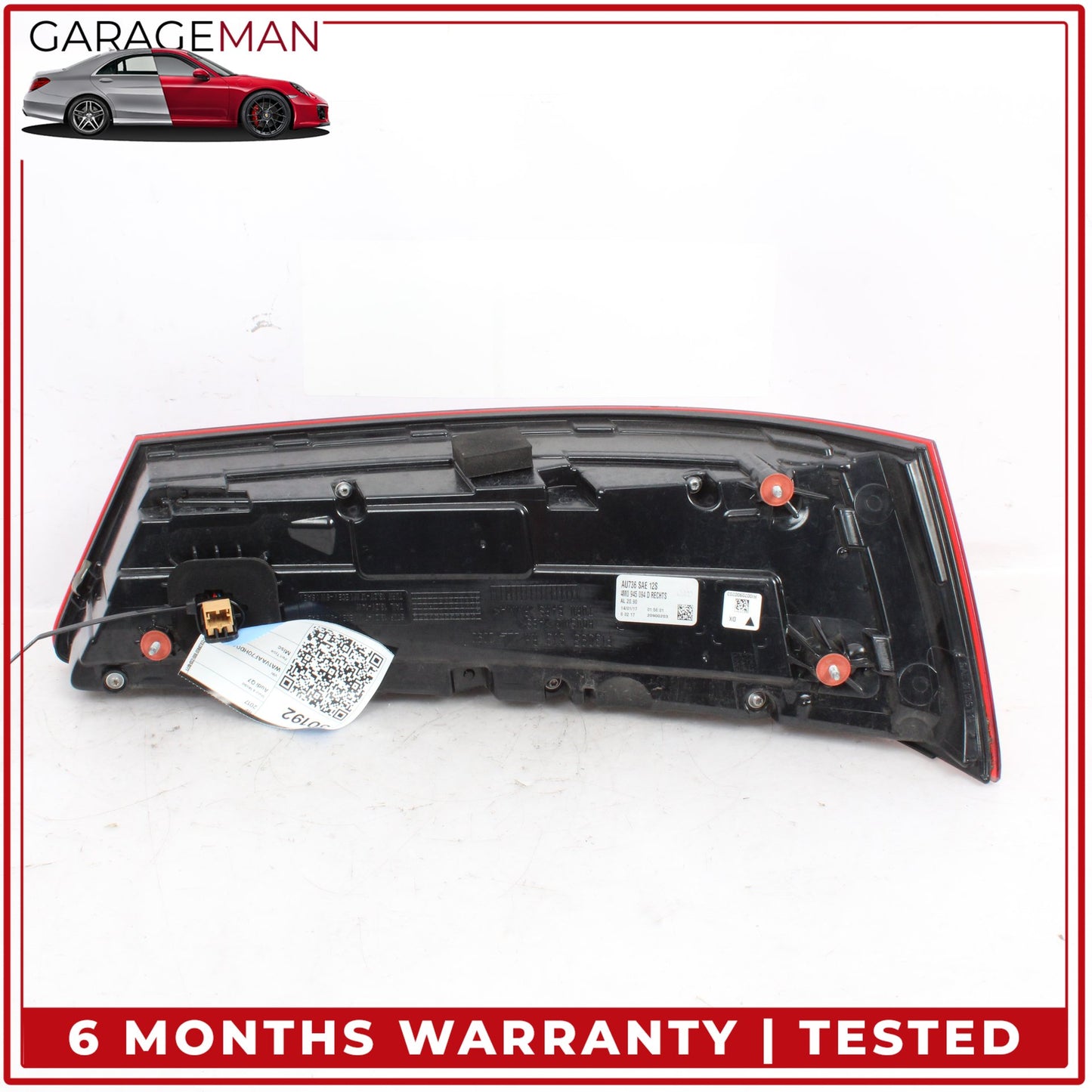 2017-2019 Audi Q7 Rear Right Passenger Side LED Tail Light Lamp 4M0945094D OEM