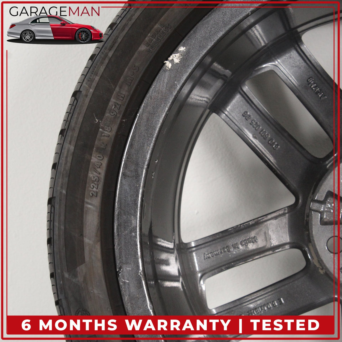 2017-2020 Audi A3 S3 Front or Rear Wheel Rim w/ Continental Tire 8JX18H2ET46 OEM