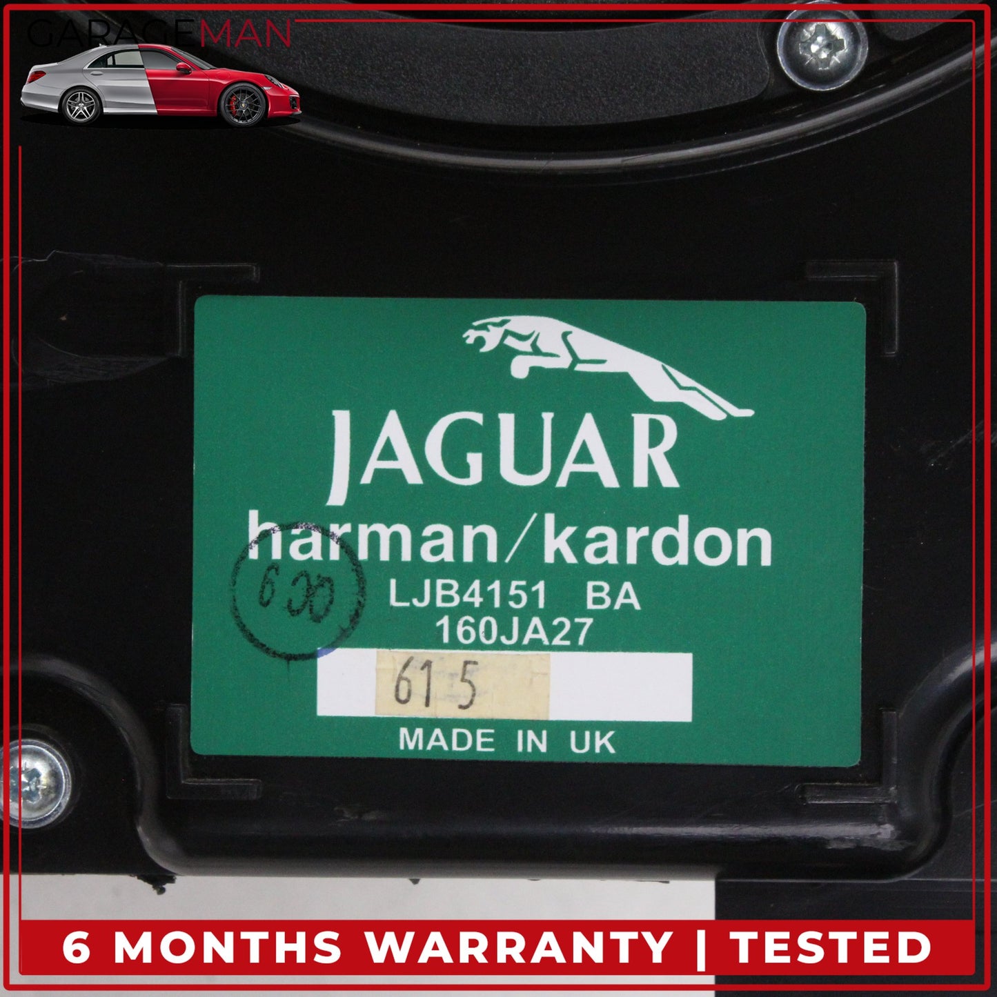 1997-2006 Jaguar XK8 Rear Left Driver Side Door Audio Speaker LJB4151BA OEM