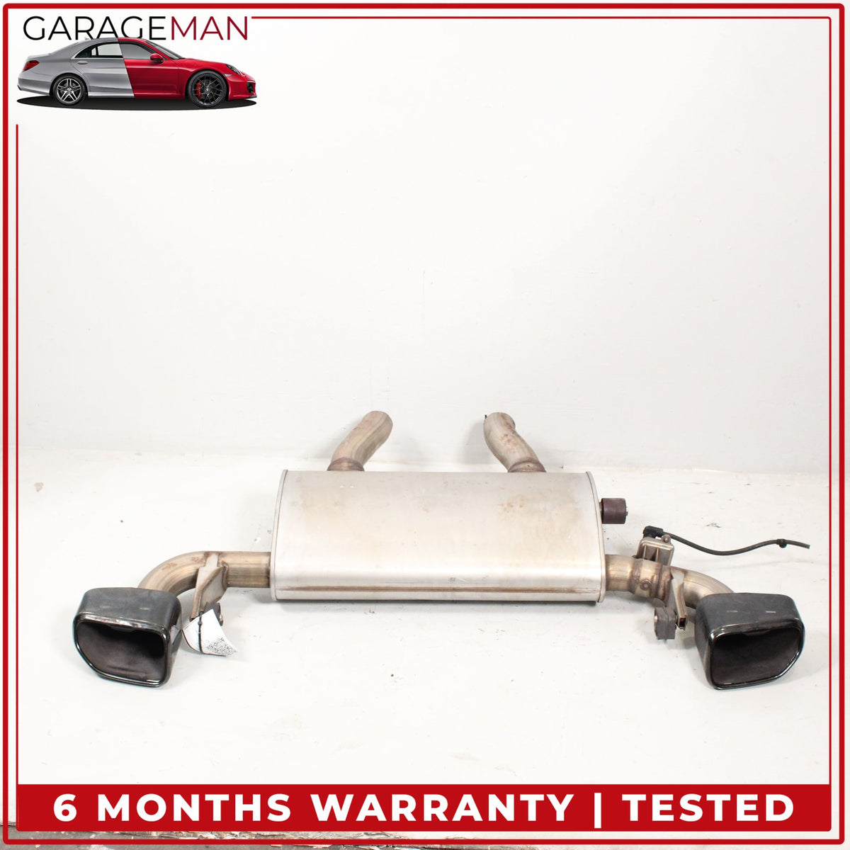 2018-2024 BMW X3 G01 SUV Rear Exhaust Muffler w/ Tips 8686251 OEM