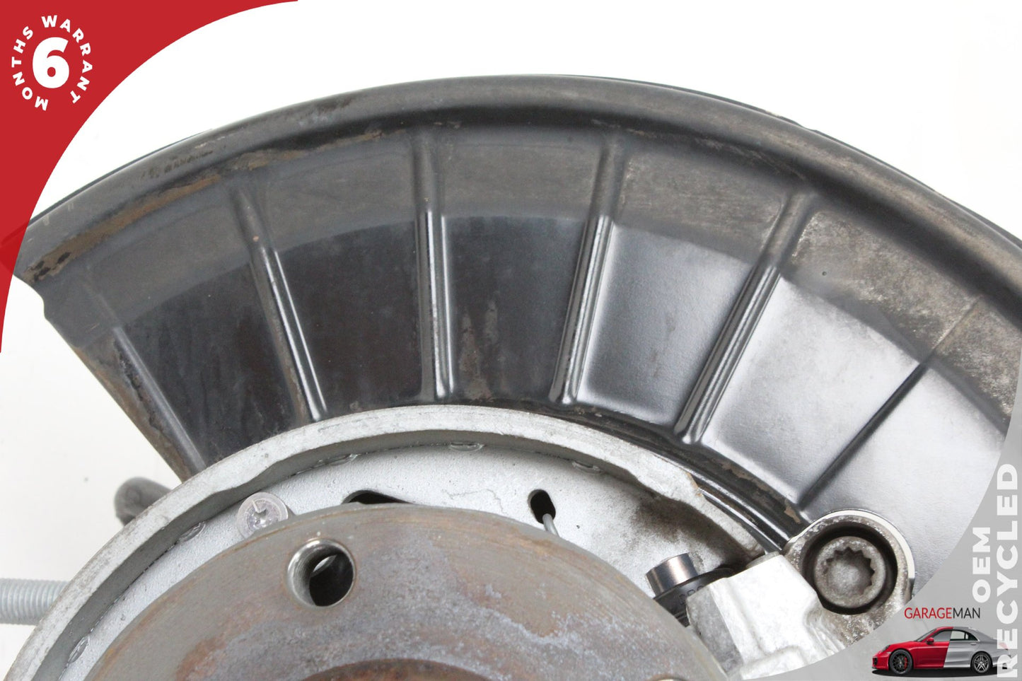 11-14 Porsche Cayenne 92A AWD 4.8 Rear Left Spindle Knuckle Wheel Hub 7P5616040A