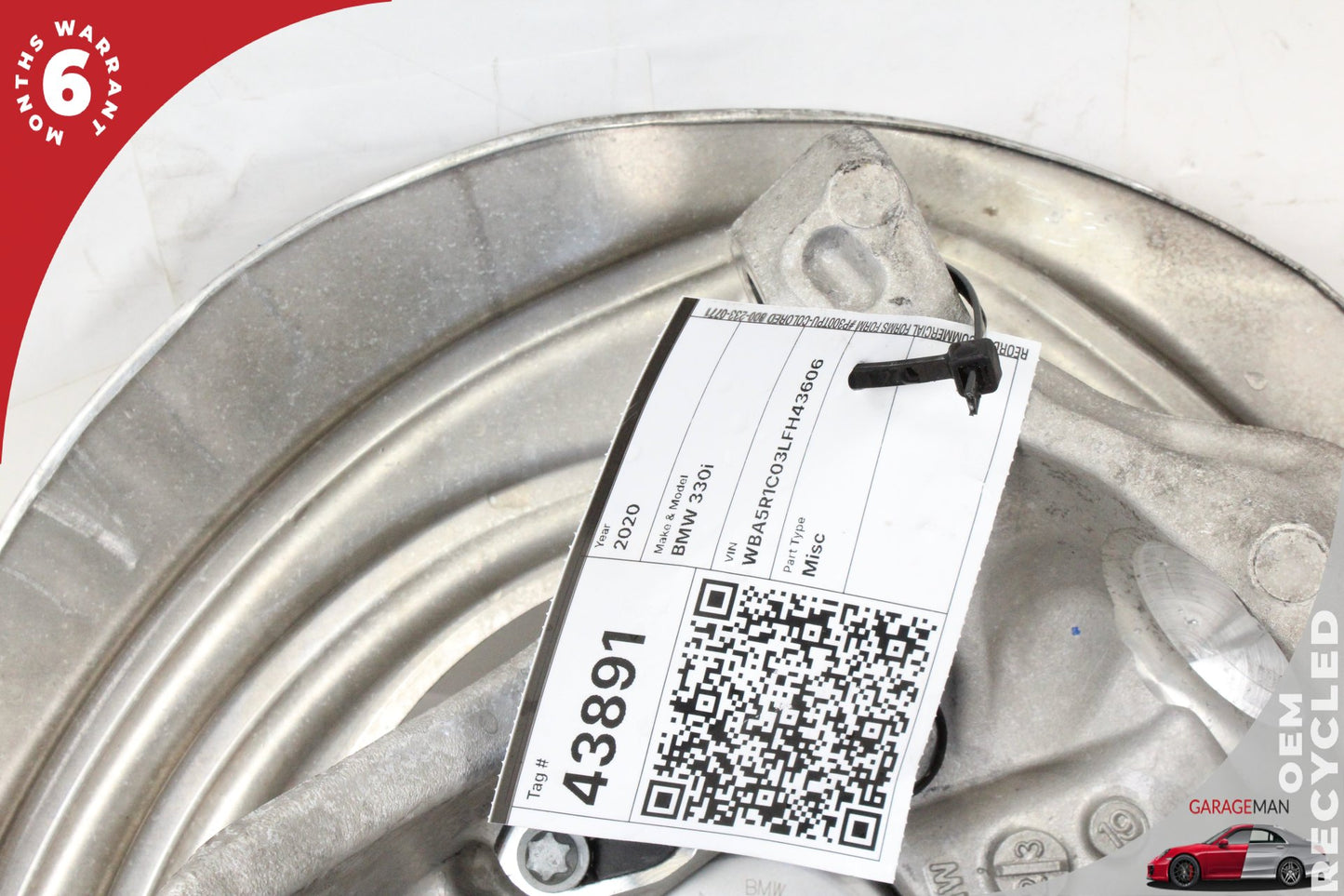 2019-2025 BMW 330i G20 RWD 2.0L Front Left Driver Side Spindle Knuckle Wheel Hub 59251510