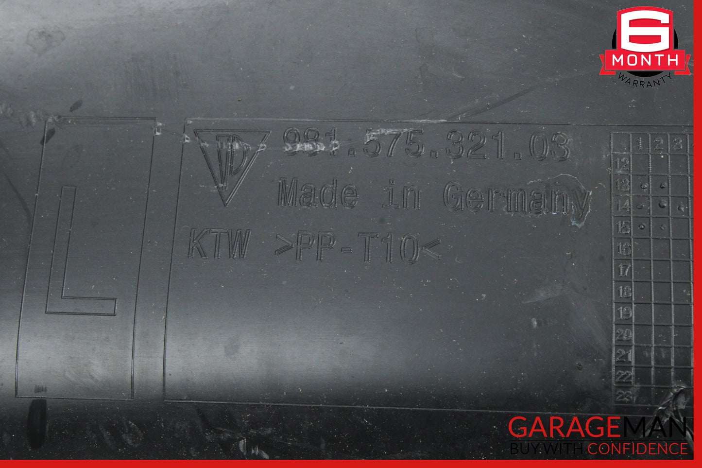 2014-2016 Porsche Cayman 981 Front Left Driver Side Cooling Radiator w/ Air Duct