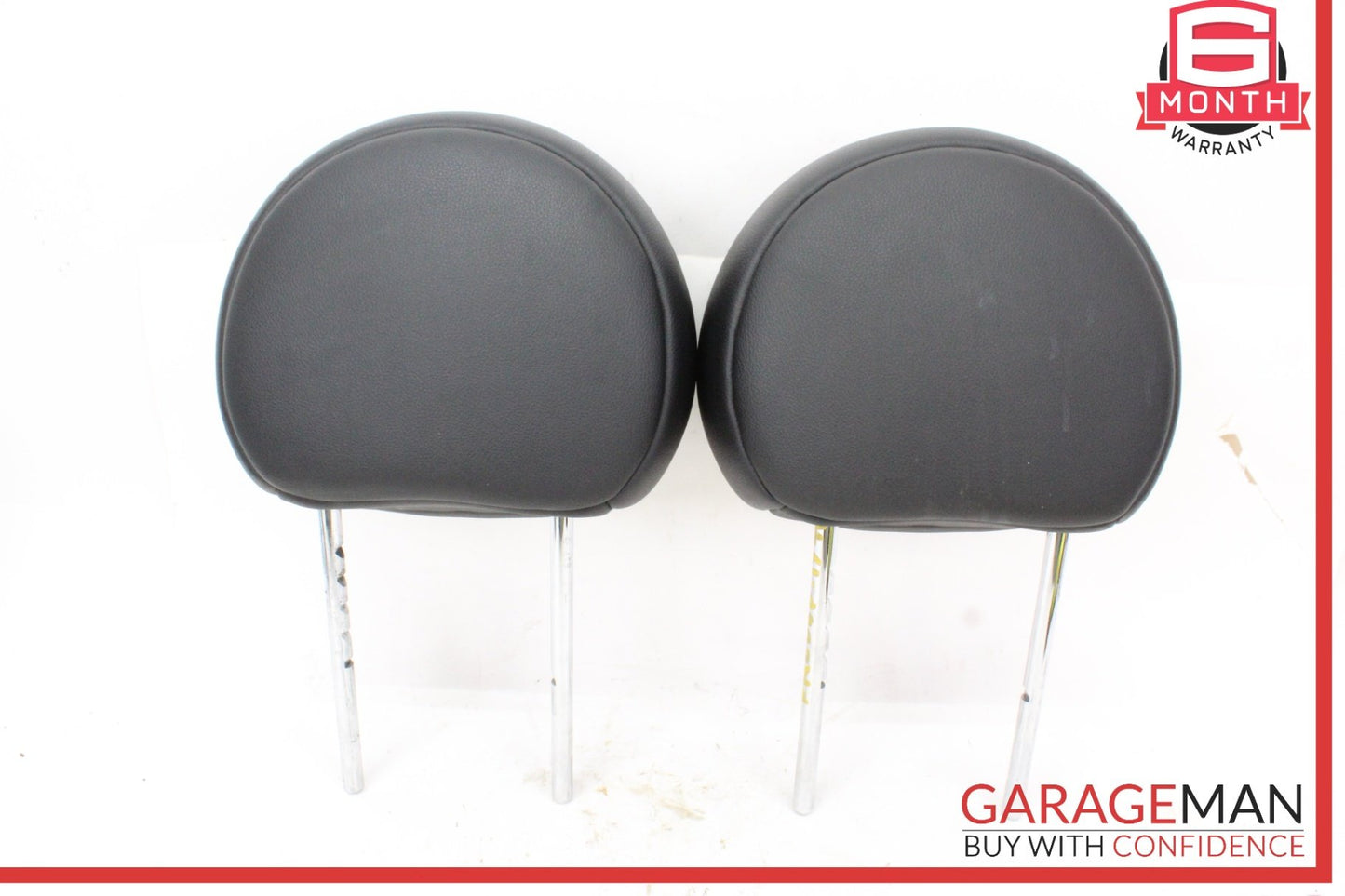 2007-2013 Mini Cooper Front Left and Front Right Side Seat Head Rest Black OEM