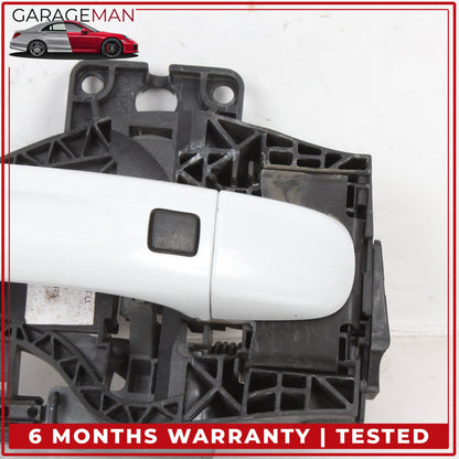 2007-2015 Audi Q7 Front Right Side Exterior Door Handle White Metallic OEM