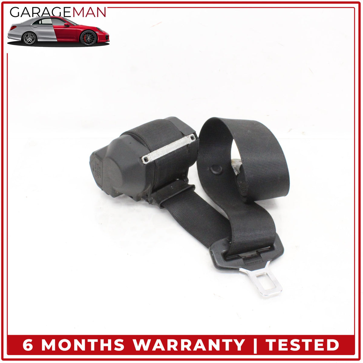1999-2005 Porsche 911 996 Front and Rear Left Side Seat Belt Set Black OEM