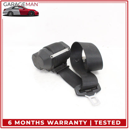 1999-2005 Porsche 911 996 Front and Rear Left Side Seat Belt Set Black OEM