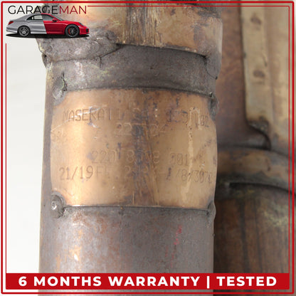 2004-2019 Maserati GranTurismo M145 Left and Right Side Exhaust Downpipe Set OEM