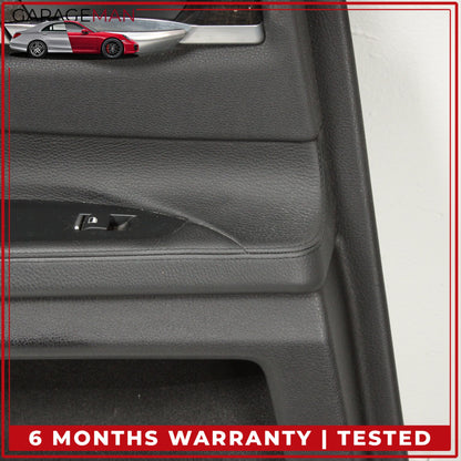 2009-2015 BMW 740i 750i 760Li Rear Left Driver Side Door Trim Cover Panel OEM