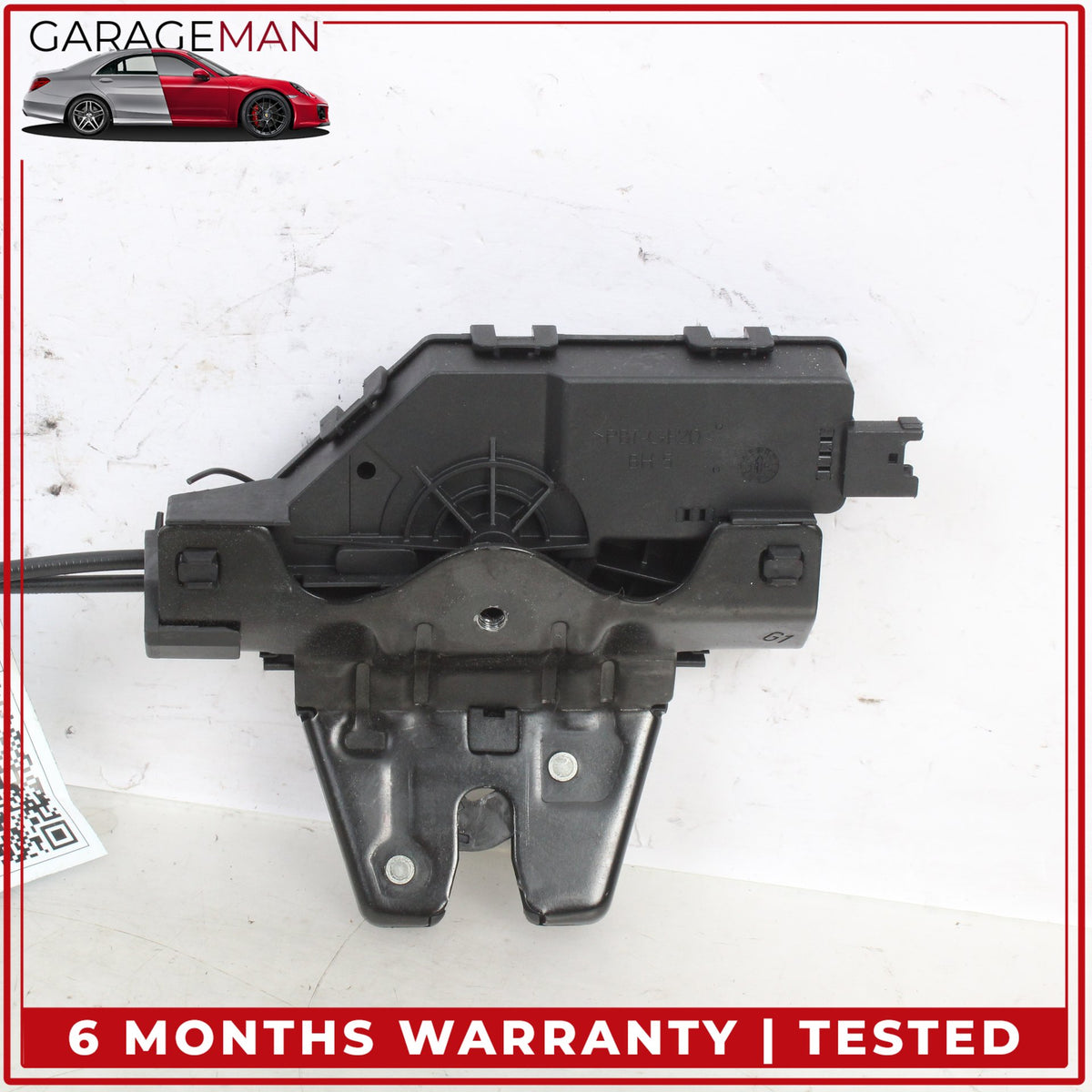 2004-2010 BMW 650i E64 Rear Trunk Lid Lock Actuator w/ Release Logo Handle OEM
