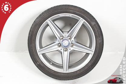 2015-2018 Mercedes W205 C300 Rear Wheel Tire Rim 8.5Jx18H2 ET49 2054011200 OEM