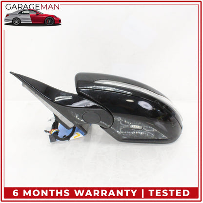 2014-2017 Mercedes W222 S550e Front Left Side Door Rear View Mirror Black OEM